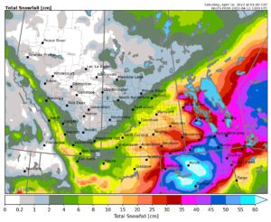 april 13 2022 snowfall totals map